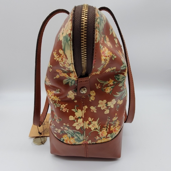 🔥Gorgeous Leather Patricia Nash Rochelle Satchel Shoulder Bag - Picture 3 of 16